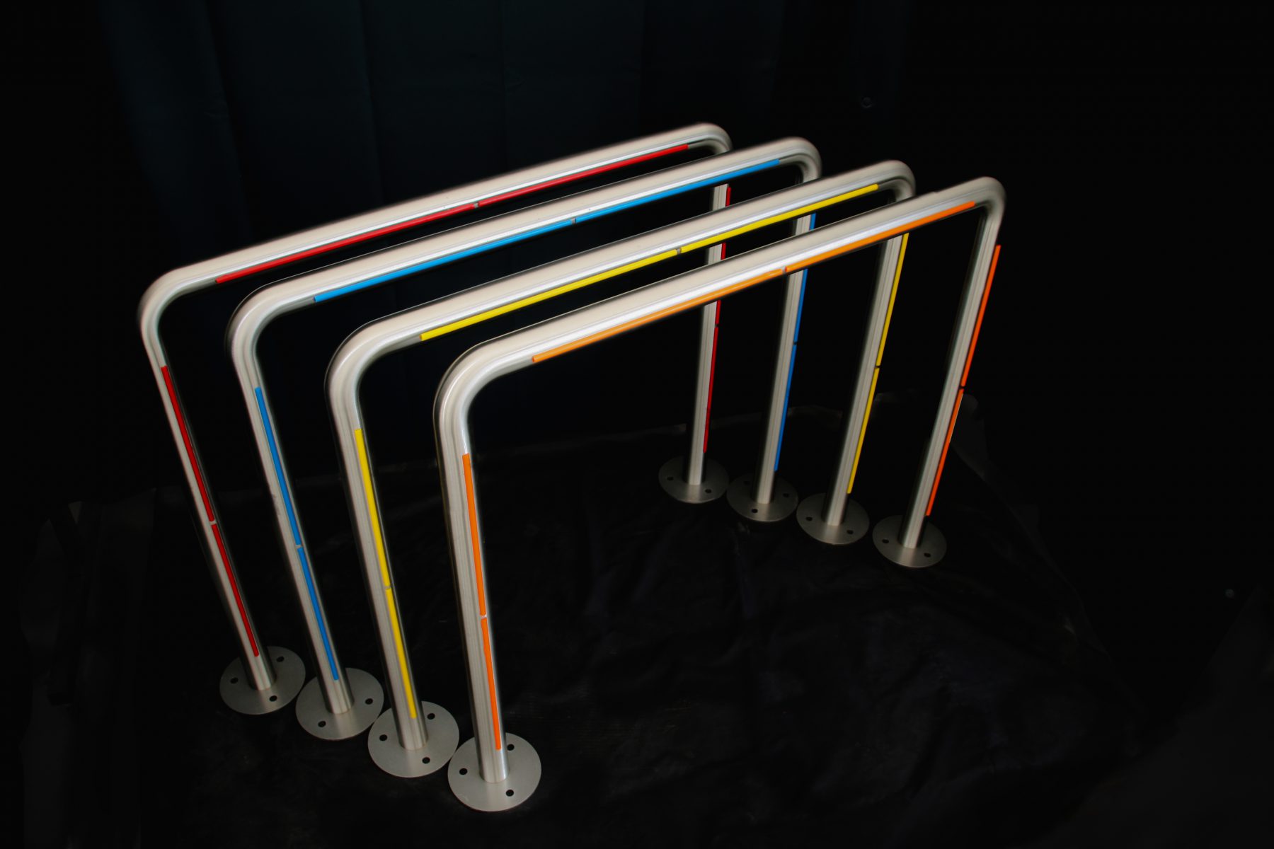 Bike racks with silicone protection - IBOMBO