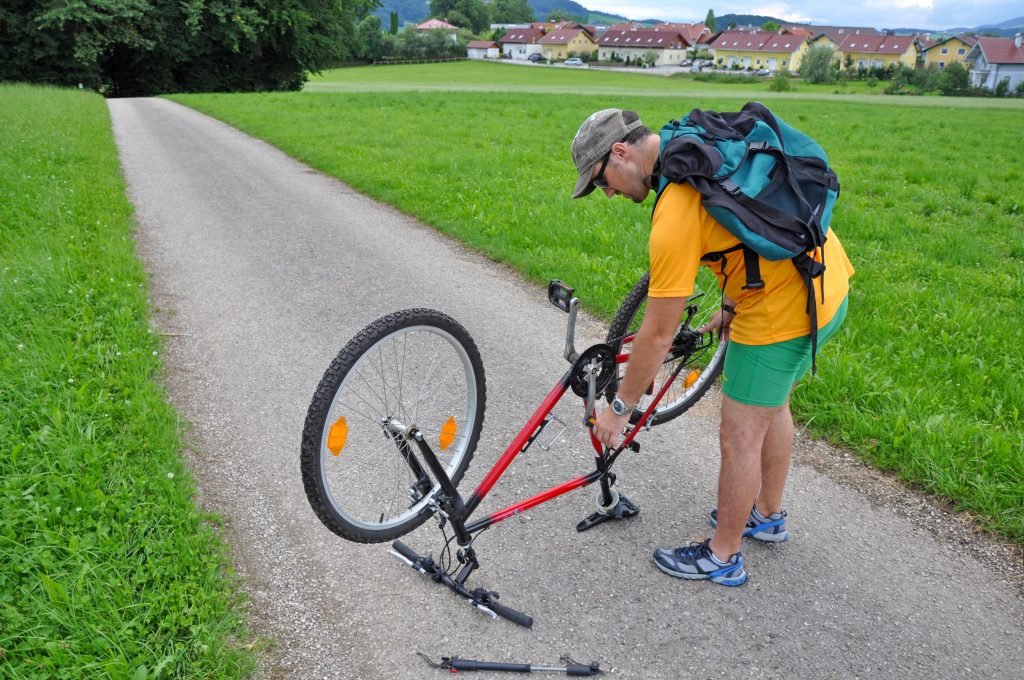 repair of a bicycle - bicycle chain